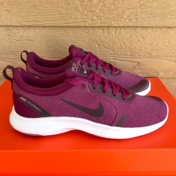 Nike Flex Experience 8 Running Shoes Burgundy Ash - Picture 2 of 11